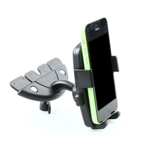 Universal Adjustable CD Player Slot Smartphone Holder Car CD Mount GPS Bracket Auto Cellphone Stand