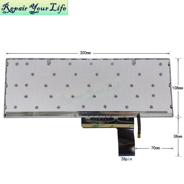 US RU Backlit Keyboard for Chuwi GemiBook Pro 14 CWI529 CoreBook X 14 CW1529 MB30019002 XK-HS320 English Keyboard Backlight New 8d6a4