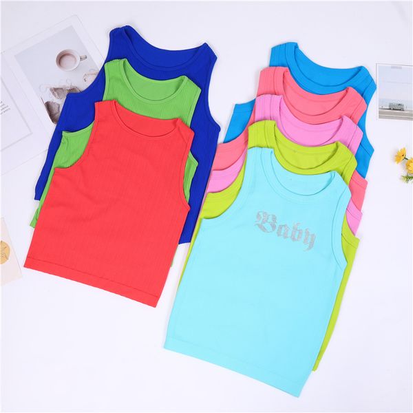 

Running Fitness sleeveless solid color tank top for women, Sky blue