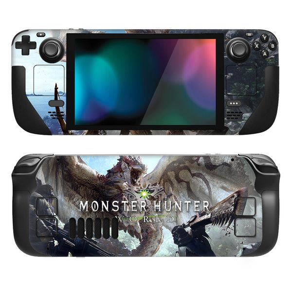Monster Hunter World Skin Sticker Decal Cover for Steam Deck Console Skins Vinyl
