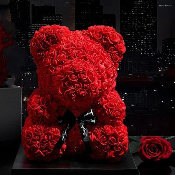 2026 New New Rose Teddy Bear Flower Decoration - PE Foam Roses For Anniversary, Valentine's Day, Wedding, Mother's Day Free Shipping Free Sh
