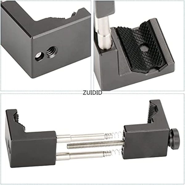 Aluminum Phone Tripod Mount Cold Shoe Mount, Support Vertical and Horizontal, Universal Adjustable Clamp For xiaomi iPhone b90c9
