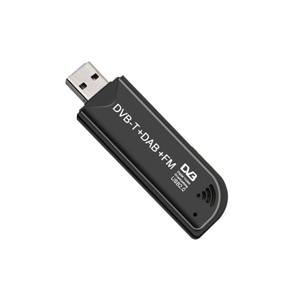 Smart TV Video Equipment Digital TV Dongle USB 2.0 TV Stick DVB-T + DAB + FM RTL2832U + FC0012 Support SDR