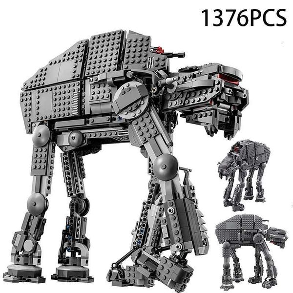 

1376PCS HOT Star Space Movie Heavy Model Assault Walker creative Compatible with 75189 DIY TOY For Children Birthday