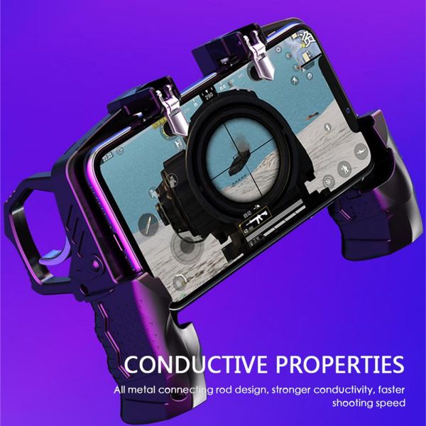 Trigger Free Fire PUBG Controller for Cell Phone Gamepad Joystick Android Control Mobile Game Pad Pugb Smartphone Command