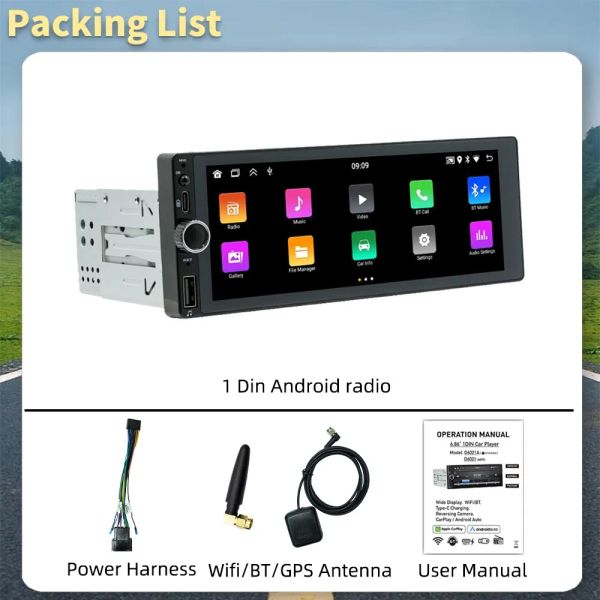 

Android Carplay Auto 1 Din Radio Android for Renault Twingo I 1995-2006 Car Multimedia Stereo Head Unit Autoradio 6.86 Screen 995-2006 radio