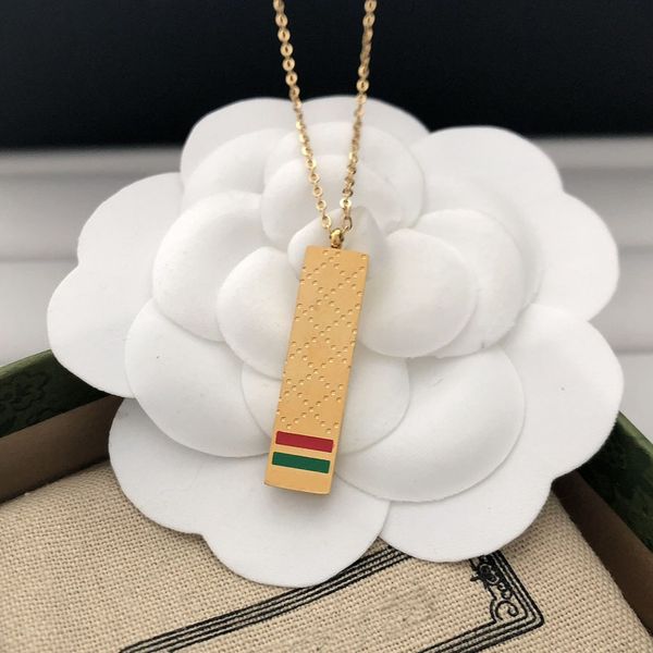 

Pendant Necklace Women Stainless Steel Necklace Brand Designer hoker Chain Luxury Jewelry Designer For Women Gift With Box