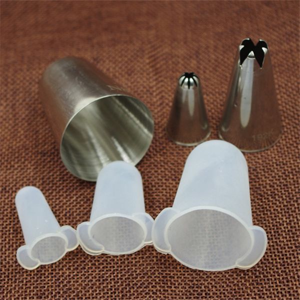 

Decorating tip silicone protective sleeve Large, medium, small size nozzle cover cream spillproof hat dust cover baking tools, M size