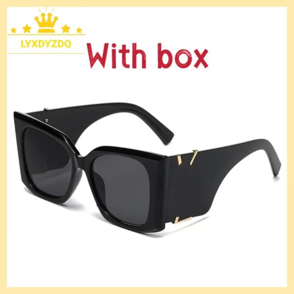 

Mens womens sunglasses designer sunglasses letters luxury glasses frame letter lunette sun glasses for women oversized polarized senior shades UV400 Protection