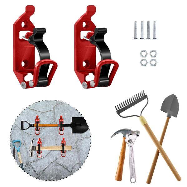 2pcs Axe Holder Mount Kit Quick Release Shovel Mount for Roof Rack Shovel Holder Clamp Wall Mount Kit Boats & Military Equipment
