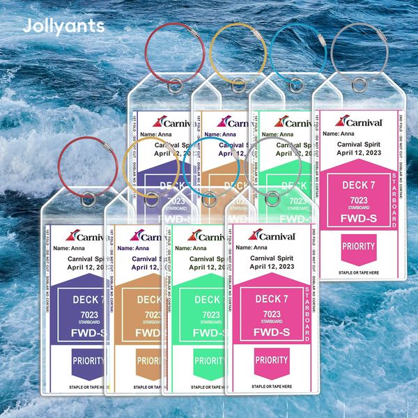 Cruise Luggage Tag for Carnival Cruise Ship Tag Holders , Waterproof Cruise Essentials in 2023, 2024&2025