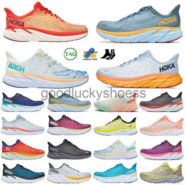 

2024 hokah shoe sneakers Clifton Designer running shoes men women bondi 8 9 sneaker ONE womens Anthracite hikis shoe breathable mens outdoor Sports Trainers, Color 1
