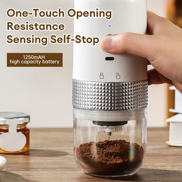 Electric Coffee Bean Grinder USB Charging Mini Coffee Bean Coffee Beans Mill Portable Coffee Maker Accessories Coffee Grinder