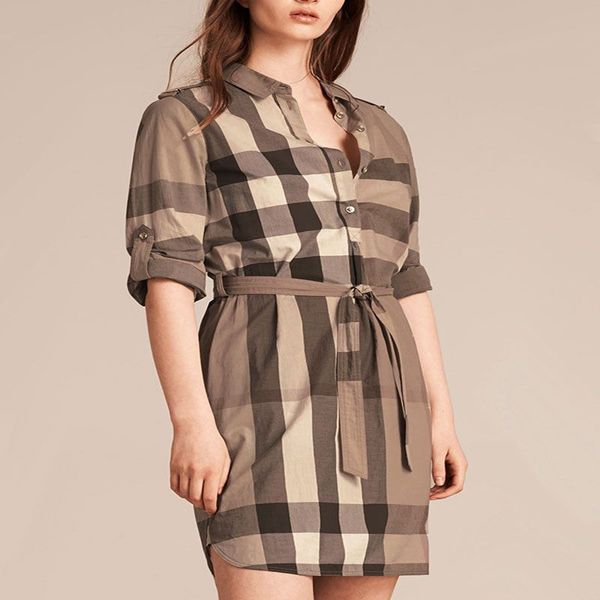 

Womens Casual Dress Shirt Dress Clothing Fashion Shopping Date Outdoor Ultra-thin classic pattern SILS clothing Womens clothing, Color2