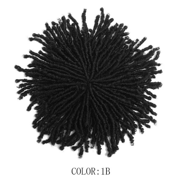 

Hair Wigs Synthetic Wigs Mens Hip Hop Dreadlocks Hairpiece Periwig Toupee American Small Roll Fashion Personality Street Boys Hair Sleeve, T350