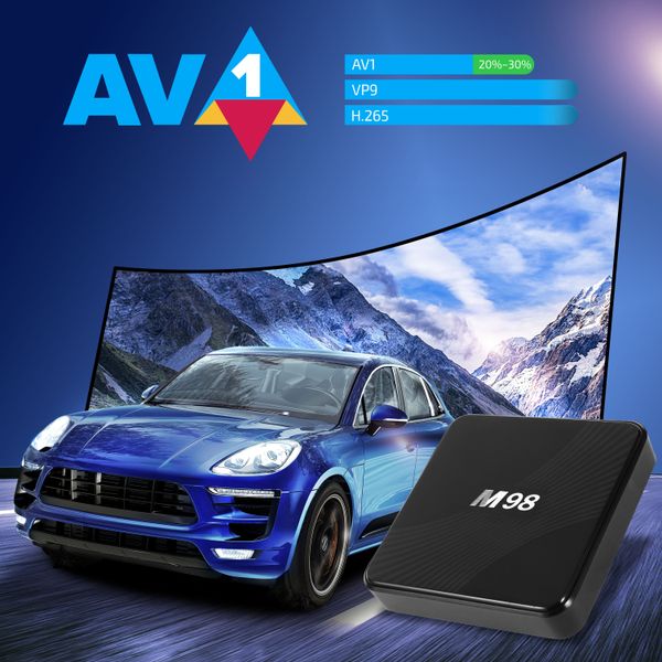 box tv M98 ATV PK X98 Plus Smart TV Set Top Box Android 11 2GB 16GB Amlogic S905Y4 2.4G 5G Dual WiFi BT5.0 HD 4K 60fps TV Box smile