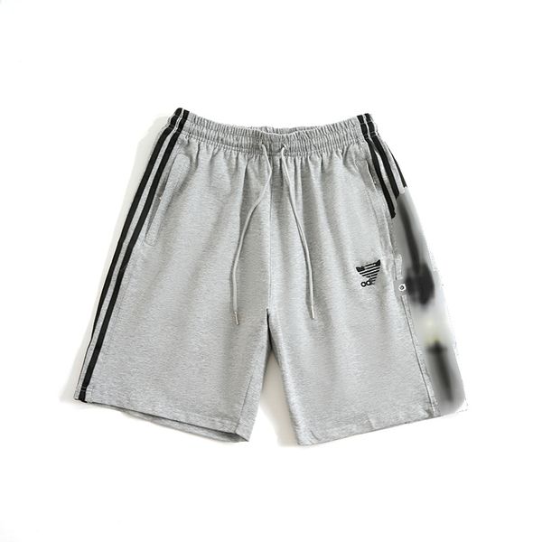 

Mens Shorts Solid Color Designer Shorts Track Pant Casual Couples Joggers Pants High Street Beach Shorts for Men Women Short Streetwear 100%cotton Size -3XL, Gray