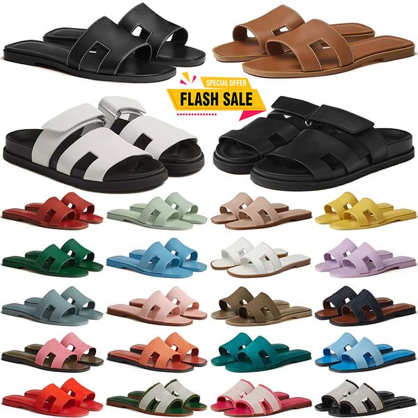

with box designer slides slippers clogs sandals luxury women slider slipper triple black white brown clog slide womens outdoor shoes size 35-42, Item #21