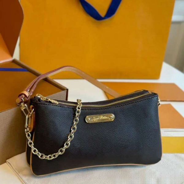 

Top Designer Liv pochette Shoulder Bag Women Leather Denim Crossbody bags Brand Clutch Tote Purse Brown wer Handbag