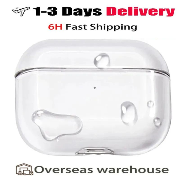 

Durable AirPod Pro 2 & 3 Shockproof Case - Elegant Design for Bluetooth Wireless Earphones and Apple Wireless Charger, White
