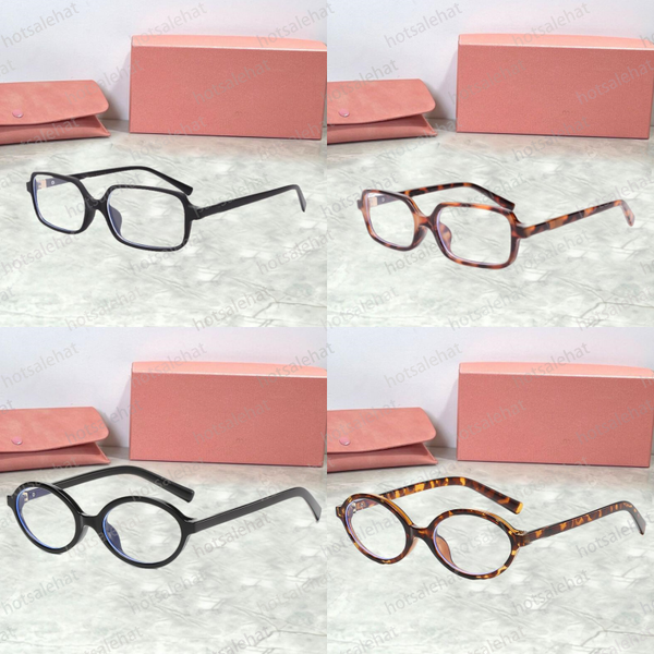 

Oval Clear Designer Man Sunglasses Women Black Leopard Print Pink Square Frame Classical Fashion Eyewear Mens Glasses Designers SMU Z Mz Q s