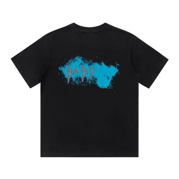 

Designer T-shirt 2024 Summer Black T Shirt Mens and Womens Clothing Sports Fitness Cotton Spandex Breathable Casual Collar Top Size S-3xl