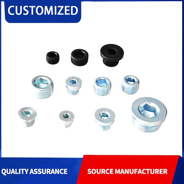 

Source factory auto parts custom wholesale price transparent welding nuts and other types of oil plugs and non-standard production