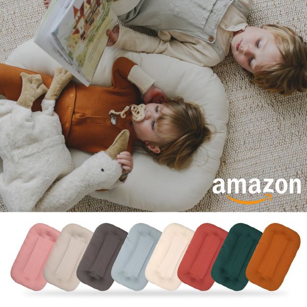 

Cotton Crib Toddler Nursery Portable Baby Nest Bed, 75*45cm, Co Sleeper Bed for Girls Boys, Ivorie