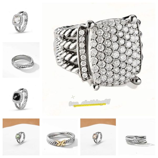 

Luxury Mens Ring Yurma Mens Ring Womens Designer Jewelry Fashion Silver Personalized Punk Vintage X Shape Boys Holiday Gift