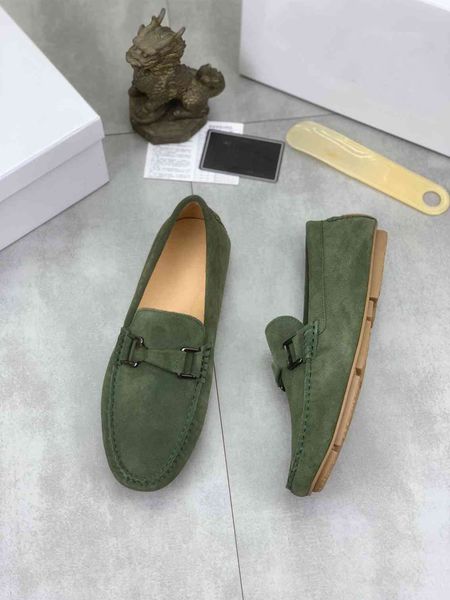 High Quality Mens Bean Shoes Moccasins Loafers Driving Party Walk Dress Suede Real Leather Size 38-45
