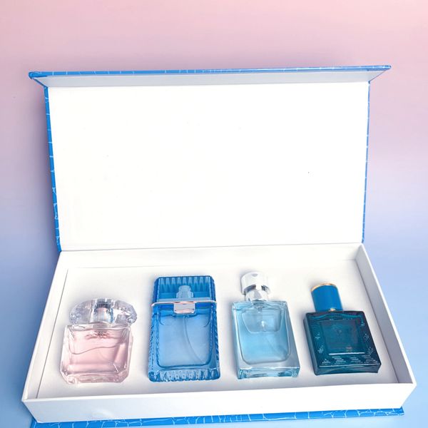 

4/5 pieces men's and women's gift set Cologne super smell durable high-quality perfume spray set
