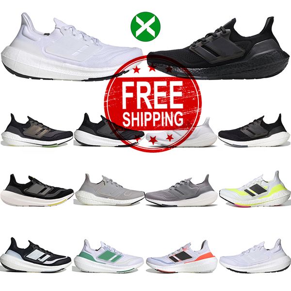 

free shipping designer shoes ultra 21 22 ultraboosts ub mens women Running Shoes Black Solar white orange green Solar outdoors sneakers trainers size 36-45, Core black