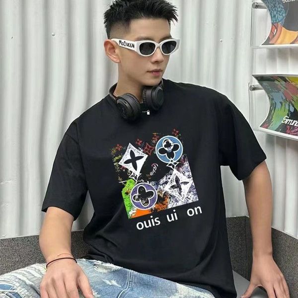 

Mens Designer T Shirt Loose Tops Man Casual Shirt Luxurys Clothing Streetwear Shorts Sleeve Tshirts, #3