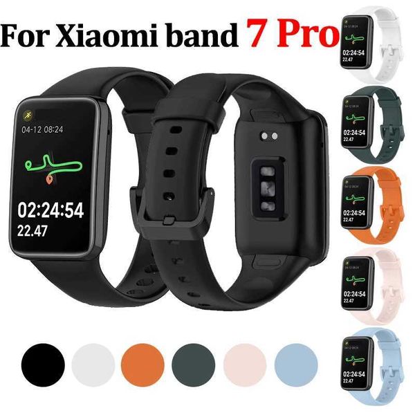 Suitable for Mi Band 7 Pro silicone strap bracelet replacement Mi Band 7 Pro smart sports bracelet wristband accessories M241115