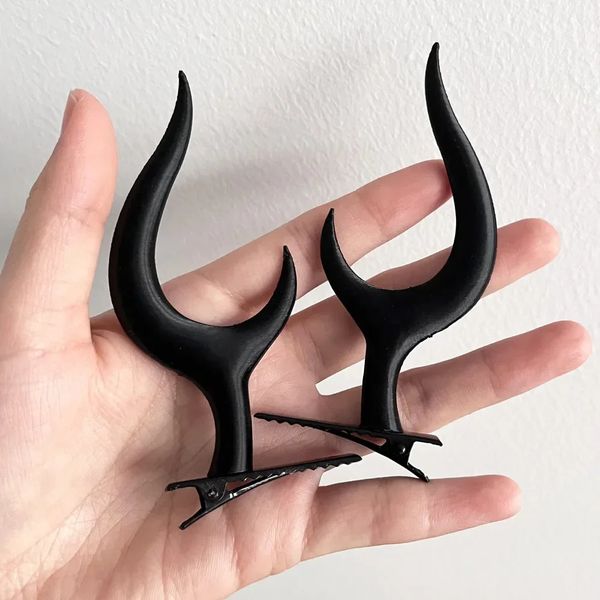 Alastor Role Playing Headwear Ant Horn Hair Devil Hair Clip Halloween Hair Accessories 241116