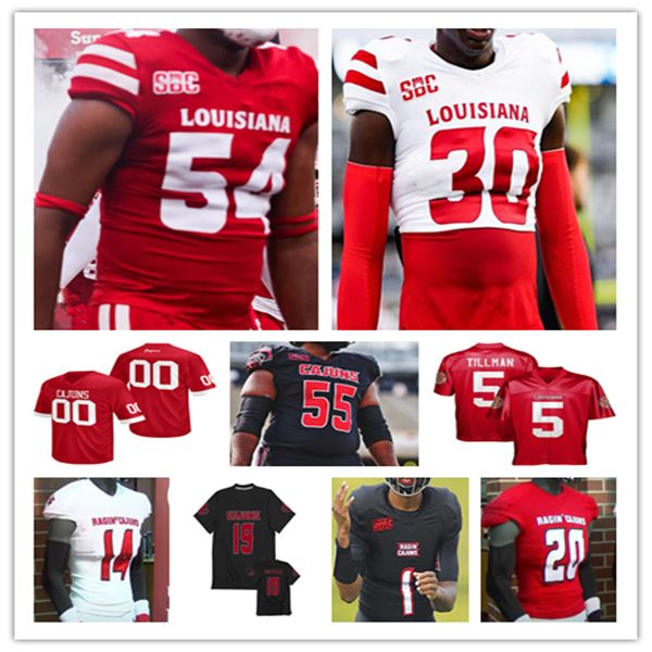 

Louisiana Ragin' Cajuns College Football Jerseys Ben Wooldridge Bill Davis Zylan Perry Dre'lyn Washington Terrance Carter Lance LeGendre K.C. Ossai Tyree Skipper 4XL, Men white style