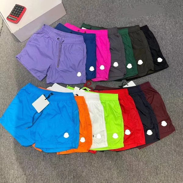 

designer French brand mens shorts luxury men s short sport summer women trend pure breathable brand Beach pants asian size -3XL 16 Colors new style, Green