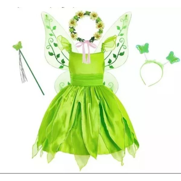 

the Fairy Princess Dress Costume is Cute and Quaint, Green