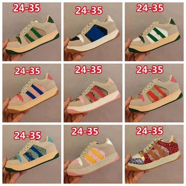 

2023 Kids Shoes brand Designer Boys Sport Sneaker Toddlers Girls Youth Kid Children Infants Trainers Running Baby Black Dark Blue Pink Shoe Outdoor, Red