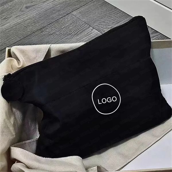 

2025 Women Luxury Cosmetic Bag Designer MakeUp Bag Down Cotton Zipper Toiletry Bags Ladies Fashion Cosmetic Pouch 2310271BF, Black
