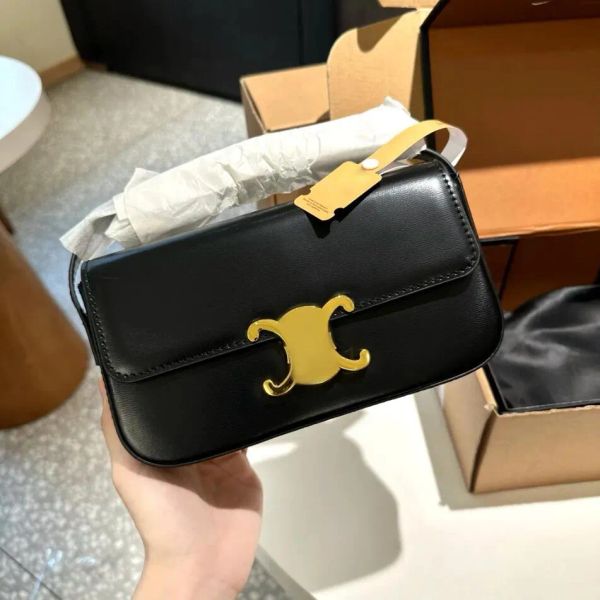 

TEEN underarm Even Bags Man 1 1 Designers shoulder bag Luxury handbag flap baguette tote bag fashion clutch Leather Purse wallet Chain cross, Gold