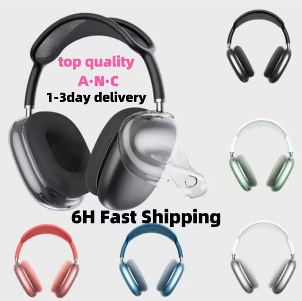 

USA Stock For B1 Max 2 3 4 Headband Headphone Accessories Transparent TPU Solid Silicone Waterproof Protective case Maxs pro Headphones Headset cover Case
