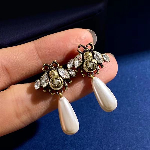 

Designer Stud Earrings Women Fashion Luxury Style Top Quality G Letter Brass Engagement Earring