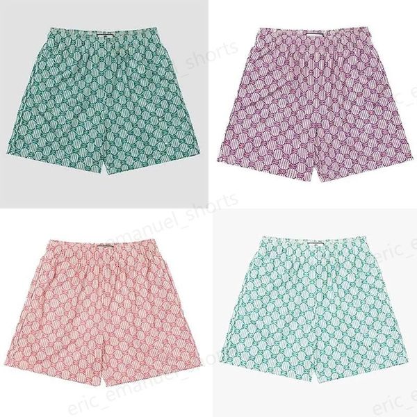 

Men's New Eric Mesh Swimming Shorts Designer Emmanuels Women's Basketball Shorts Running Cloud Top Fitness Loose Football Sports Quarters, Ivory