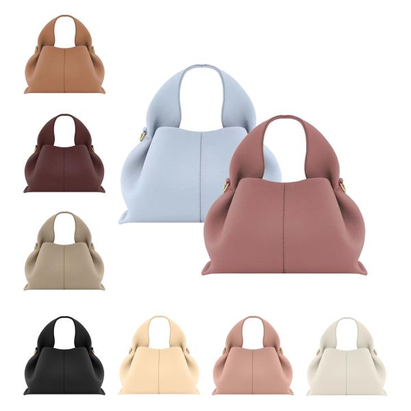 

Mini numero Nine cloud bag Luxury womens shoulder Designer handbag tote puzzle purse french fashion brand Mens wallet Leather crossbody clut, Fuchsia