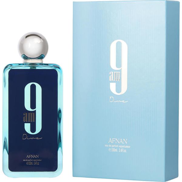 

Perfume AFNAN 9am Eau De Parfum 100ml Men Woman Fragrance Spray Morning Perfumes 3.4oz Long Lasting Smell EDP Neutral Cologne Mist High Quality