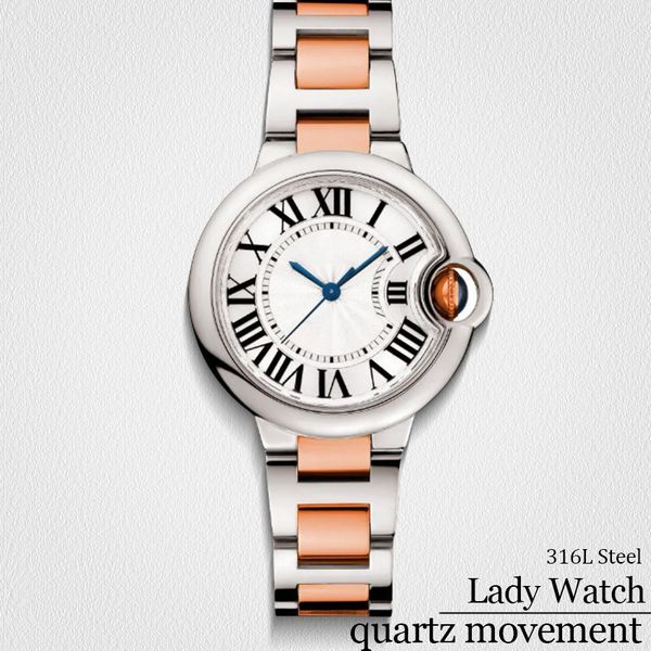 

watches high quality designer watches luxury women watch Balloom campaigns Silver strap Stainless Steel movement Watches 33 36 42mm Sizes fashions Women's Watches, #13 brown strap