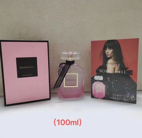 

Secret Bombshell Perfume Sexy Girl 100ml Women Fragrance Long Lasting Smell VS Lady Parfum Pink Bottle Cologne Spray Good Quality Fast Delivery