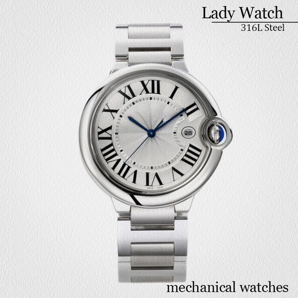 

clasic watch quartz movement Watch Designer women watches high quality Stainless Steel movement Watches 33 36 42mm Sizes campaigns fashions Luxury Women's Watches, #8 silver strap