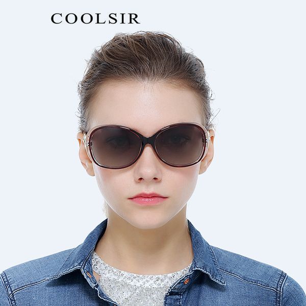 Sunglasses Korean fashion ladies polarised sunglasses 2115 elegant and generous polarised driving sunglasses